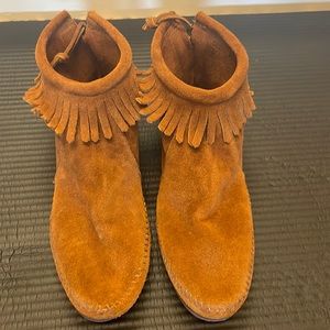 Handmade Leather Moccasin Boots